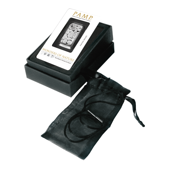 10 gramów Sztabka Srebra Pamp River Stones