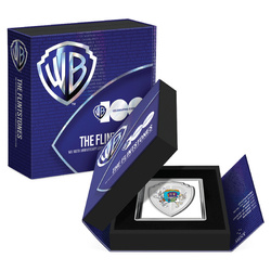 Niue: Looney Tunes Mashups - Flintstones colored 2 oz Silver 2023 Proof