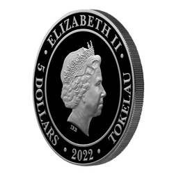 Tokelau: Goddess Europa 1 uncja Srebra 2022