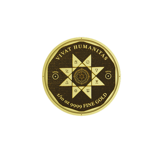 Tokelau: Vivat Humanitas 1/10 oz Gold 2022 Prooflike