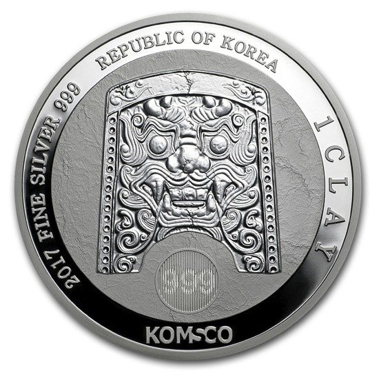 Chiwoo Cheonwang 1 once d'argent 2017 Proof