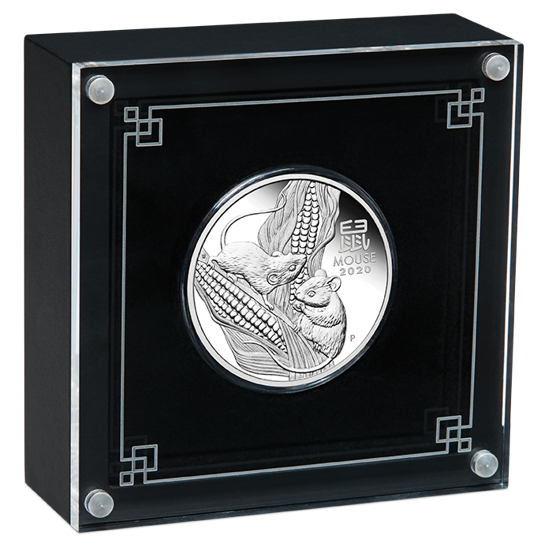 Lunar III: Year of the Mouse 1 oz Silver 2020 Proof