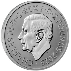 A királyi Tudor-állatok: Richmondi agár 2 x 1 uncia ezüst 2025 Proof