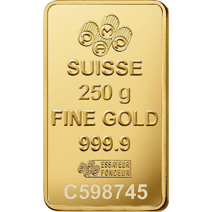 Gold Bar PAMP Lady Fortuna 250 g Gold