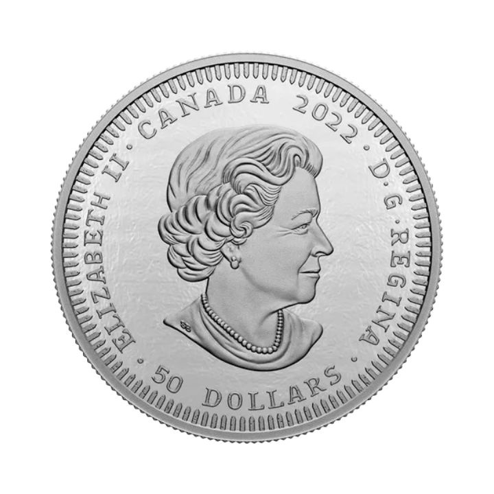 Canada Relicvele Noii Franțe - Louis XIV 30 Deniers 5 oz Argint 2022 Proof