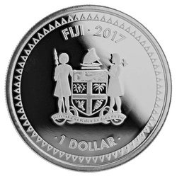 Fidji : Grande vague 1 once d'argent 2017