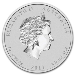 Lunar II: Jahr des Hahn 5 oz Silber