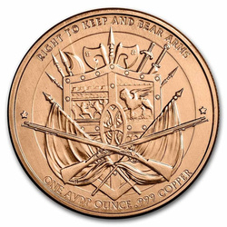 Founders of Liberty: Cicero - Keep & Bear Arms 1 oz Copper Slab 