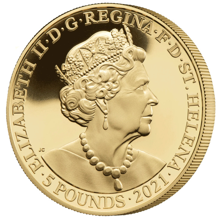 St Helena: Napoleon Bees 1 uncja Złota 2021 Proof