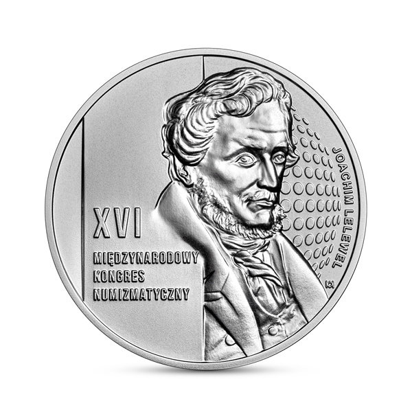 Al XVI-lea Congres Internațional de Numismatică 50 zł argint 2022 High Relief
