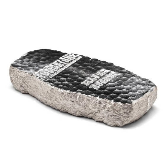 Lingote Tombstone Nugget 1000 gramos Plata