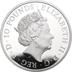 Les bêtes royales Tudor : Seymour Panther 5 onces d'argent 2022 Proof