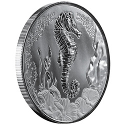 Samoa: Seahorse 1 uncja Srebra 2025