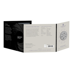 Six Decades of 007 £5 Miedzionikiel 2024