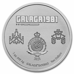 Niue: Galaga - 40th Anniversary 1 oz Silver 2021 