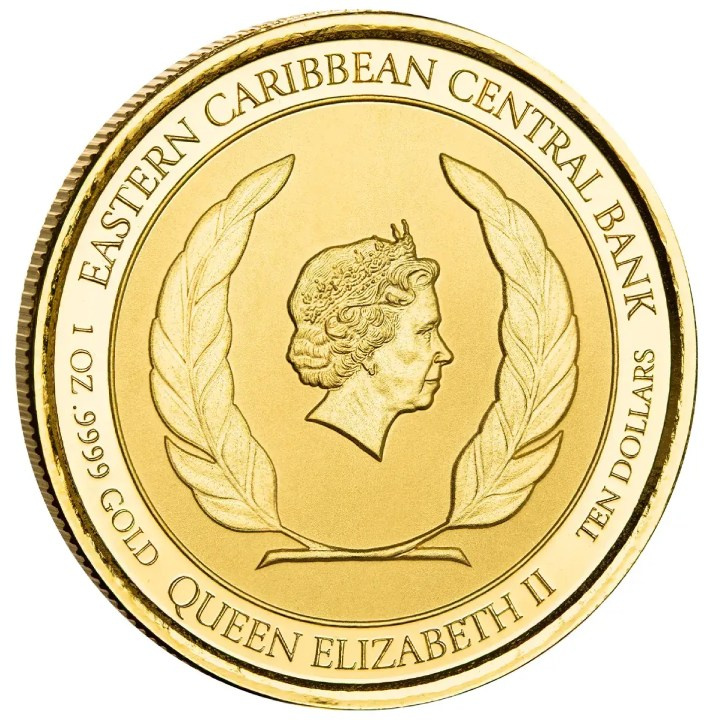 Dominica: Mountain Chicken 1 oz Gold 2022