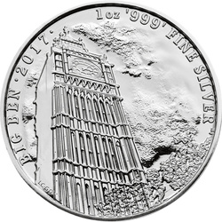 Srebrna Moneta Landmarks of Britain: Big Ben 1 uncja Srebra 2017