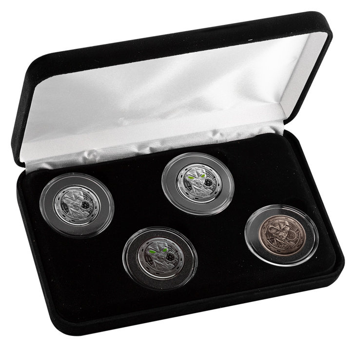 Set Ghana: Alien 4 x 1/2 oz Plata 2022