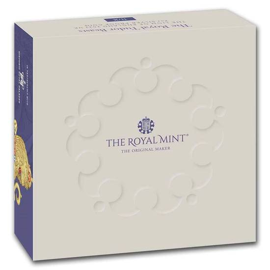 A Tudor-dinasztia királyi állatai: Anglia oroszlánja 2 uncia ezüst 2022 Proof