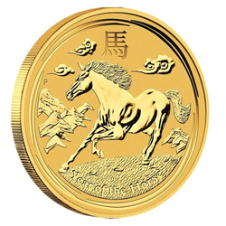 Perth Mint: Lunar II - A ló éve 1/10 oz arany 2014