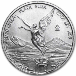Libertad mexicaine 1/20 once d'argent 2024
