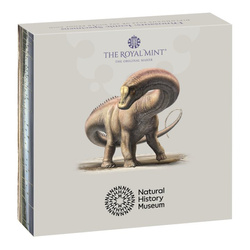 Dinoszauruszok: Ikonikus példányok – Diplodocus 50 pence ezüst 2024 Proof