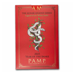 PAMP Lunar Legend: White Snake 5g Gold Bar 2025