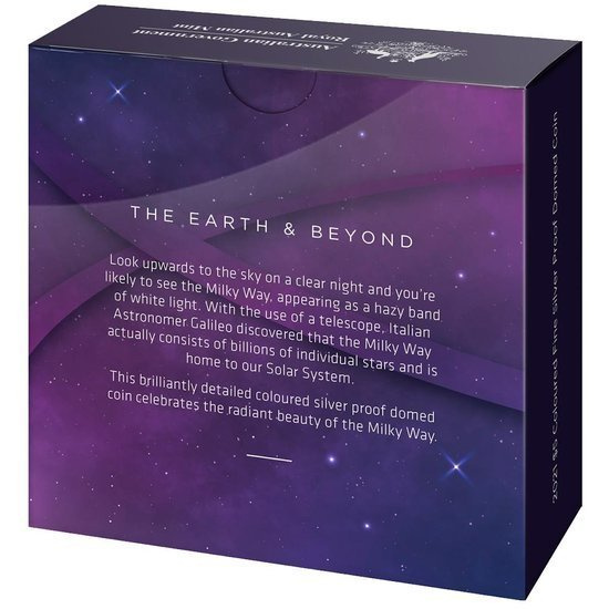 Earth and Beyond: Droga Mleczna 1 uncja Srebra 2021 Proof