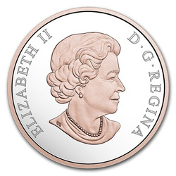 Best Wishes On Your Wedding Day - 1 oz Pure Silver Coin with Pink Gold Plating 2018