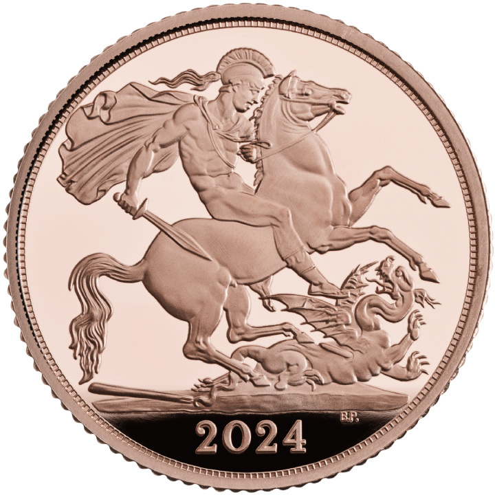 Reino Unido: Soberano 2024 Proof 3 monedas