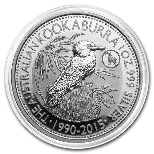 Kookaburra 1 uncja Srebra 2015 Privy Goat