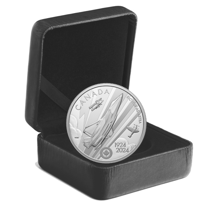 Kanada: A Kanadai Királyi Légierő centenáriuma 20 dollár ezüst 2024 proof
