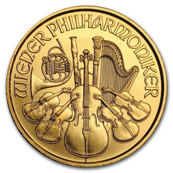 Filarmonica di Vienna 1/25 oncia d'oro 2018