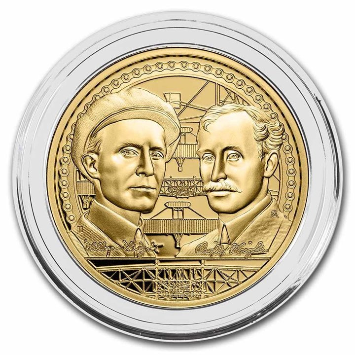 Niue: Icons of Inspiration: Wright Brothers 1 oz Gold 2022