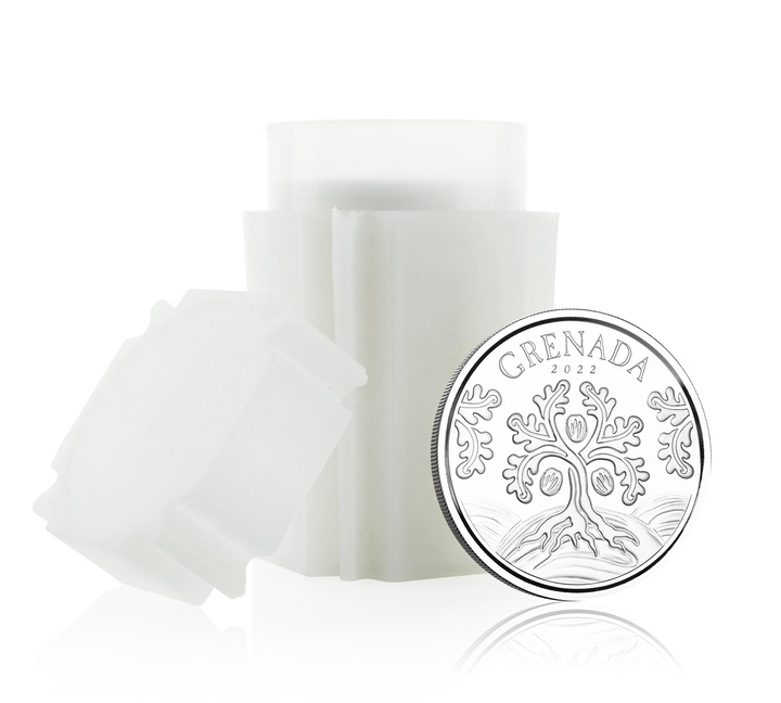 Grenada: Nutmeg Tree 1 oz Silver 2022