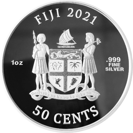 Fiji: Cats 1 oz Silber 2021