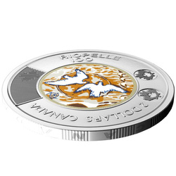 Canadá: 100 aniversario del nacimiento de Jean-Paul Riopelle' - Tarjeta conmemorativa de colección 7 monedas 2023 set