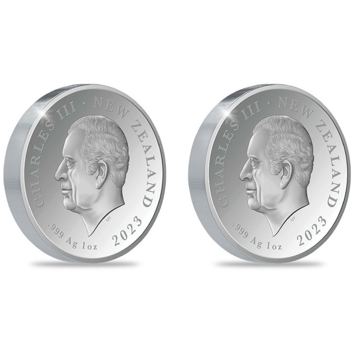 New Zealand: Avatar - The Way of Water 'Pandoran Fauna' Set of Two coloured Silver 2023 Proof Coins