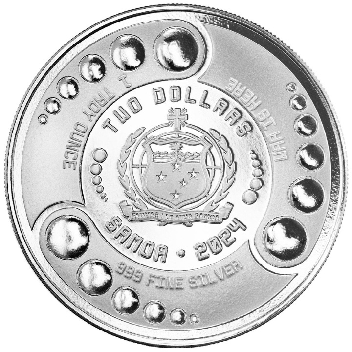 Samoa: Alien 1 uncja Srebra 2024 Prooflike