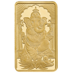 Lingou The Royal Mint - 1 g aur Ganesh