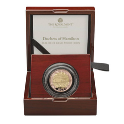 Moneda de Oro Duchess of Hamilton £2 2026 Proof