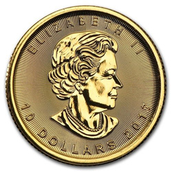 Canadian Maple Leaf 1/4 oz Gold
