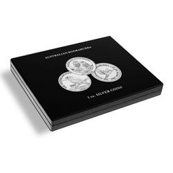 Leuchtturm Presentation cases for 20 Australian Kookaburra 1 oz Silber coins in capsules 