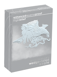 Australský orel 1 unce stříbra 2021 Proof High Relief