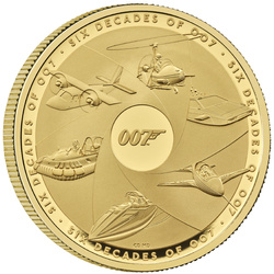 Six Decades of 007 1 once d'or 2024 Proof