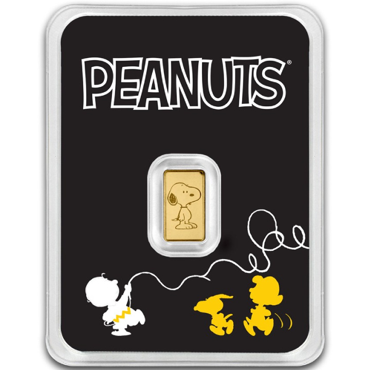 Peanuts® 75th Anniversary 0,5 gram Gold Bar 2025