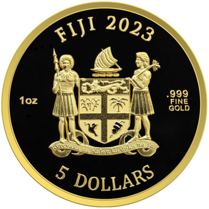 Fiji: Asian Mythical Creatures - Unicorn 1 uncja Złota 2023