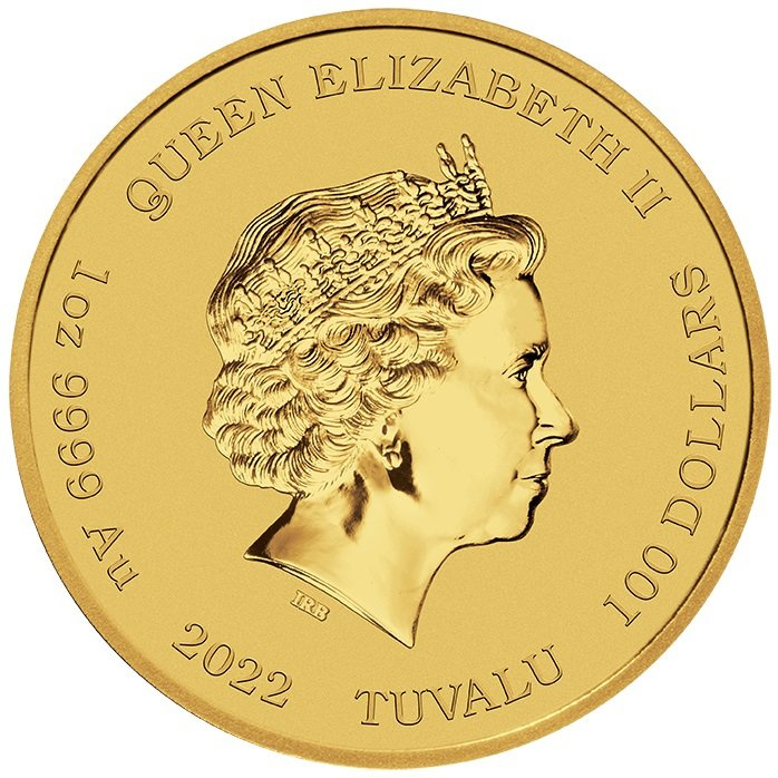 Tuvalu: Película James Bond 60 Aniversario 1 oz Oro 2022