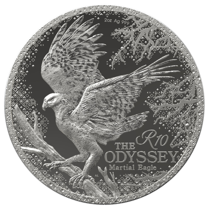 Ezüst érme The Odyssey Of The Sky - Harci sas 2 uncia ezüst 2026 Proof