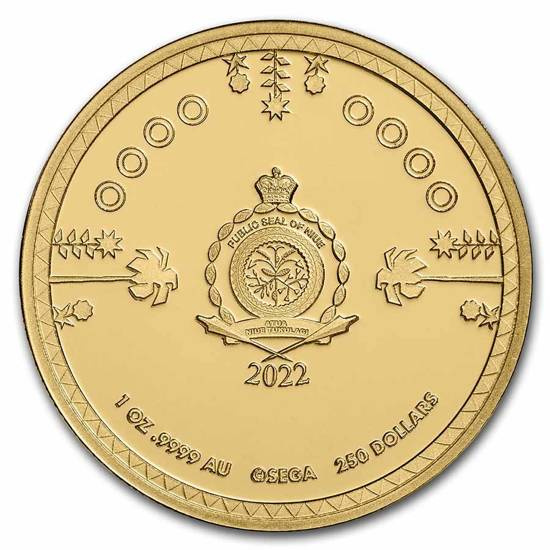 Niue: Sonic The Hedgehog 1 oz Gold 2022